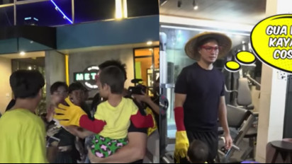 Tak Mau Kalah Dengan ABG Citayam Fashion Week, Baim Wong Pakai Topi Caping Ajak Anaknya Kiano Kunjungi Sudirman