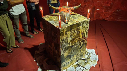 Karya 12 Seniman Muda Yogyakarta dalam Pagelaran Seni Biennale Yogyakarta Resmi Dibuka