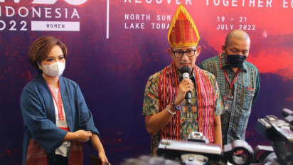 Promosikan Keindahan Danau Toba dan Dongkrak Pariwisata di Momentum W20, Sandiaga Sebutkan Komitmen Utamanya