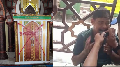 Coret Mimbar Kutbah Masjid Agung Meulaboh, Seorang Warga Nyaris Diamuk Jamaah