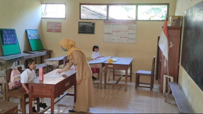 Tahun Ajaran Baru, Salah Satu Sekolah Dasar Negeri di Magetan Hanya Dapat Dua Sisw