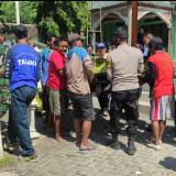 Polres Blora Bantu TNI Evakuasi Bangkai Pesawat T-50i Golden Eagle yang Jatuh di Blora