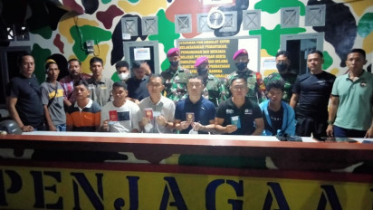 Mengambil Foto Pos Perbatasan Diam-Diam, 6 Orang di Nunukan Ditangkap Marinir