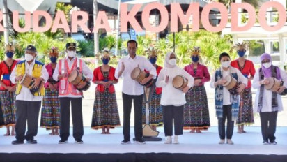 Jelang KTT G20, Presiden Jokowi Resmikan Perluasan Bandara Komodo Labuan Bajo
