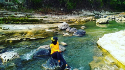 Lempeng Kedung Kemin, Tempat Wisata Kulon Progo dengan Pemandangan Sungai Eksotis