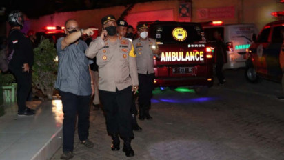 Polisi Pastikan Tidak Ada Korban Jiwa Dalam Kebakaran Pabrik Pupuk di Demak