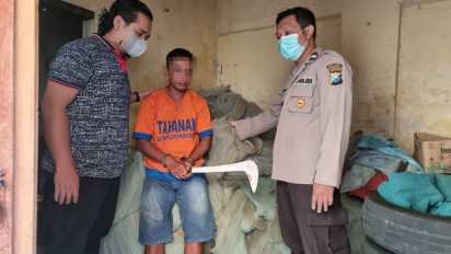 Meresahkan Petani, Pencuri Spesialis Jaring Pelindung Bawang di Probolinggo Dibekuk