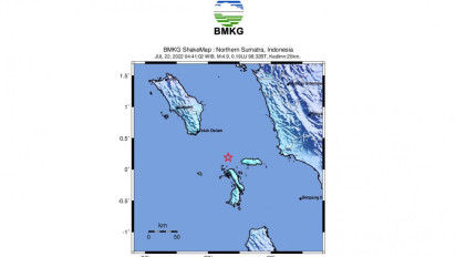 Gempa M 4,9 di Kepulauan Batu, Lagi-Lagi Berpusat di Zona Megathrust