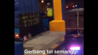 Viral Video Polantas Lakukan Pungli di Gerbang Tol Semanggi