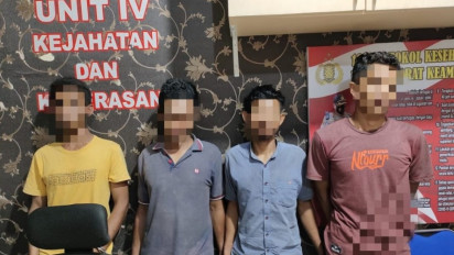 Sering Resahkan Masyarakat Langsa, 4 Orang Spesialis Copet Berhasil Dibekuk Polisi