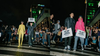 Mulai Dari Pejabat Hingga Jenema Lokal Kini Ramaikan Citayam Fashion Week di Sudirman