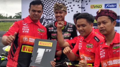 Cedera, Aldiaz Aqsal Tampil Fenomenal di Kelas Oneprix Expert Seri Tasikmalaya