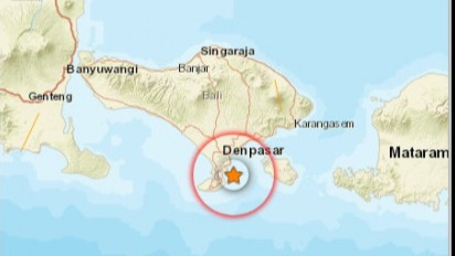 Bali Diguncang Gempa Kekuatan M 3,7