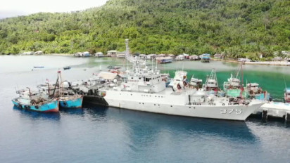 TNI AL Tangkap Dua Kapal Ikan Vietnam di Laut Natuna Utara