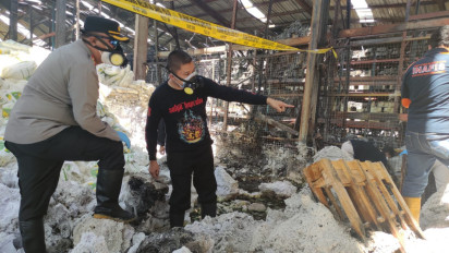 Pemeriksaan Labfor Ungkap Penyebab Kebakaran Gudang Pupuk di Demak