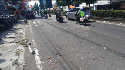 Suporter Sepak Bola Bentrok di Gejayan Yogyakarta, 3 Orang Terluka, Tak Ada Korban Jiwa