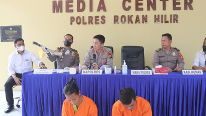 Pelaku Pembunuhan Pasutri di Rokan Hilir, 1x24 Jam Terungkap Pelakunya 2 Orang, Salah Satunya Adik Kandung Korban