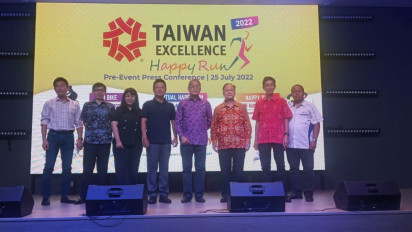 Organisasi Perdagangan Taiwan Gelar Lomba Lari Sekaligus Promo Komoditas