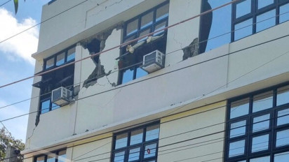 Kerusakan akibat Gempa Filipina Utara Magnitudo 7