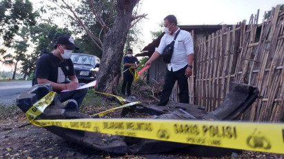 Ekskavator yang Parkir di Pinggir Jalan Lantaran Mogok, Raib Digondol Pencuri