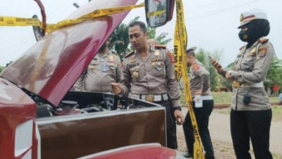 Polisi Tetapkan Sopir Odong-odong Maut Terobos Perlintasan Kereta Sebagai Tersangka