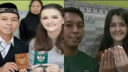Viral Pria Penjual Ikan di Rembang Nikahi Bule Cantik Asal Rusia, Netizen: Tutorial Dong