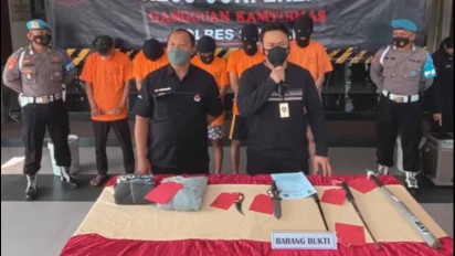 Buntut Insiden Bentrok Suporter di Yogyakarta, Polisi Tangkap 36 Orang Diantaranya Bawa Senjata Tajam