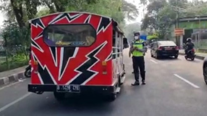 Buntut Tabrakan Maut, Odong-odong di Kota Serang Dirazia