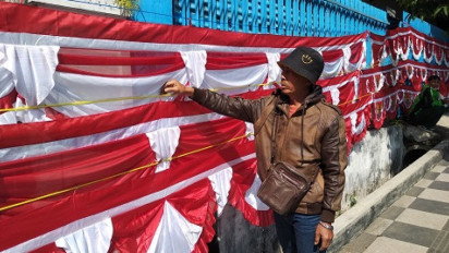 Jelang HUT RI, Penjual Bendera Musiman Mulai Menjamur di Kota Batu