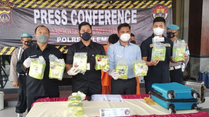 Polres Sleman Ungkap Tangkapan Sabu Terbesar, Ringkus 2 Kurir