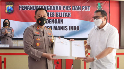 Jaga Keamanan Kondusif Obvitnas, Pabrik Gula Jalin Kerjasama dengan Polisi