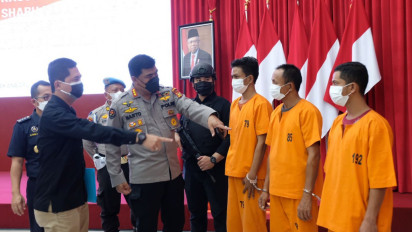 Simpan 19 Kilogram Sabu di Kebun Pisang, 3 Bandar Narkoba Jaringan Malaysia Dibekuk di Riau