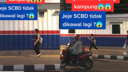 Beredar Video Jeje Slebew Jalan Kaki di Trotoar Tanpa Dikawal, ‘Udahan Je Main Artis-artisannya?’