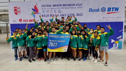 Selamat, Jawa Timur Juara Umum Renang Festival Akuatik Indonesia (FAI) 2022