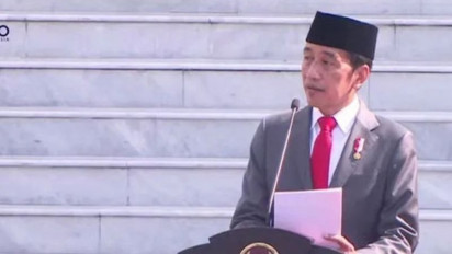 Ini Pesan Presiden Joko Widodo Kepada Para Relawan Hadapi Pilpres 2024: "Ojo Kesusu"