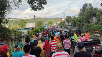 Umat Muslim di Manokwari Ramaikan Pawai Ta'aruf 1 Muharram 1444 Hijriah