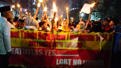 Ratusan Warga Tanah Abang Tolak LGBT di Citayam Fashion Week