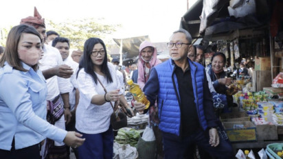 Sidak Pasar di Kupang, Mendag Pastikan Harga Kebutuhan Pokok Terkontrol