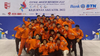 Tim Polo Air Putra DKI A Juara Festival Akuatik Indonesia (FAI) 2022
