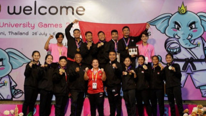 Tim Karate Indonesia Raih 11 Medali di Ajang ASEAN University Games