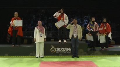 Pesilat Putri Asal Kudus Raih Medali Emas di Kejuaraan Pencak Silat Dunia