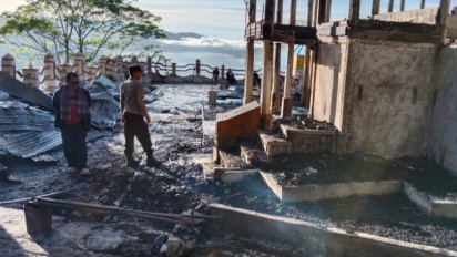 Vila di Pantan Terong Aceh Tengah Hangus Terbakar, Polisi Lakukan Penyelidikan Penyebab Kebakaran