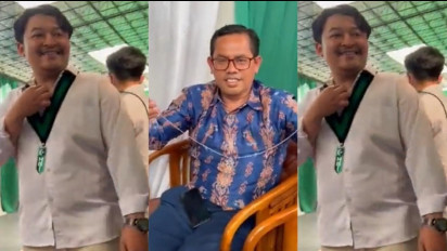 Viral Seorang Pengurus Baru Himpunan Mahasiswa Islam Pakai Kalung Salib, Netizen: Kalau Buat Gegayaan Itu Kurang Ajar