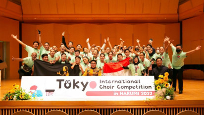 Wow! Paduan Suara Mahasiswa UNS Solo Voca Erudita Jadi Juara Dunia di Ajang Tokyo International Choir Competition