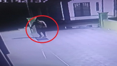 Terekam CCTV, Begini Detik-detik Aksi Pencurian Kotak Amal di Mesjid Kota Binjai