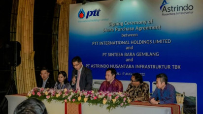 Emiten Astrindo Akuisisi PTT Mining Ltd Hongkong Senilai Rp7 triliun