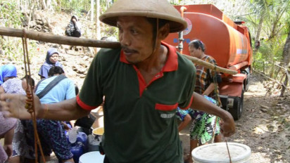 Krisis Air Bersih Akibat Kemarau, BPBD Gunungkidul Mulai Pasok Air ke Pemukiman
