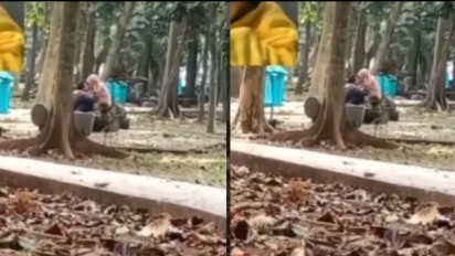 Viral Aksi Tak Senonoh Pasangan Sejoli di Taman Kota BSD, Menuai Komentar Netizen