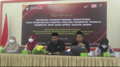 Enam Partai Politik Baru Resmi Mendaftar di KPU Demak