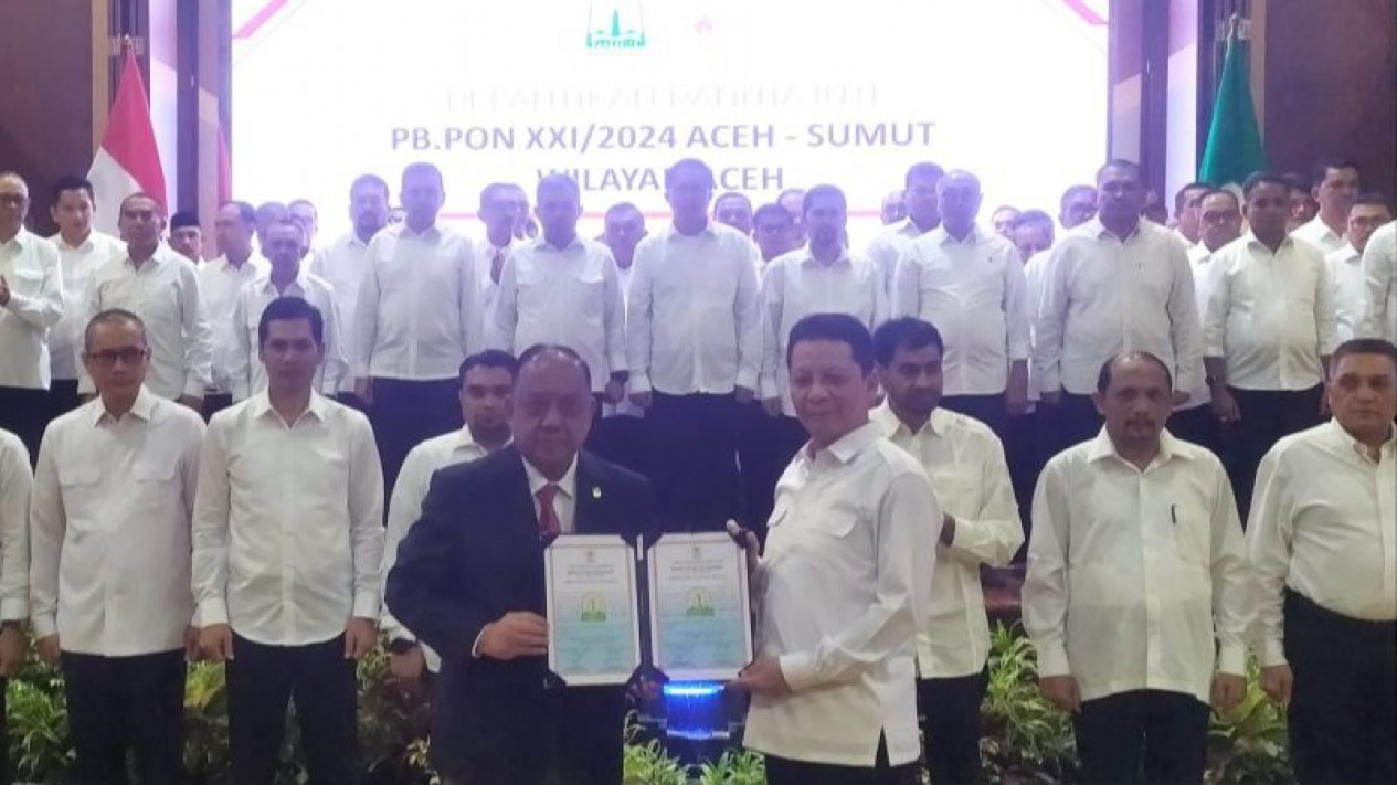 KONI Pusat Lantik Panitia Besar PON 2024 untuk Wilayah Aceh
            - galeri foto